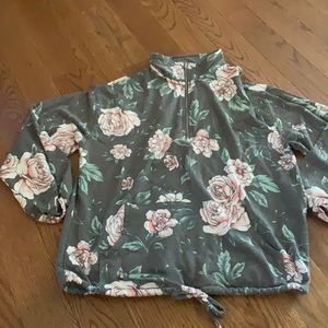 Maurices flower pullover